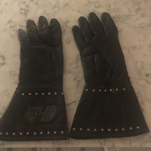 Harley Davidson leather riding gloves